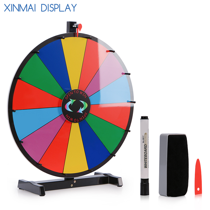 18inch 24 inch Spin to Win Dry Erase Prize Wheel with Special Sections