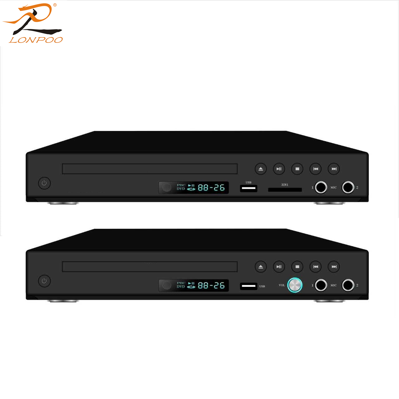 Lonpoo longping 100%, новый материал, домашний кинотеатр, dvd-плеер, usb, домашний dvd vcd-плеер