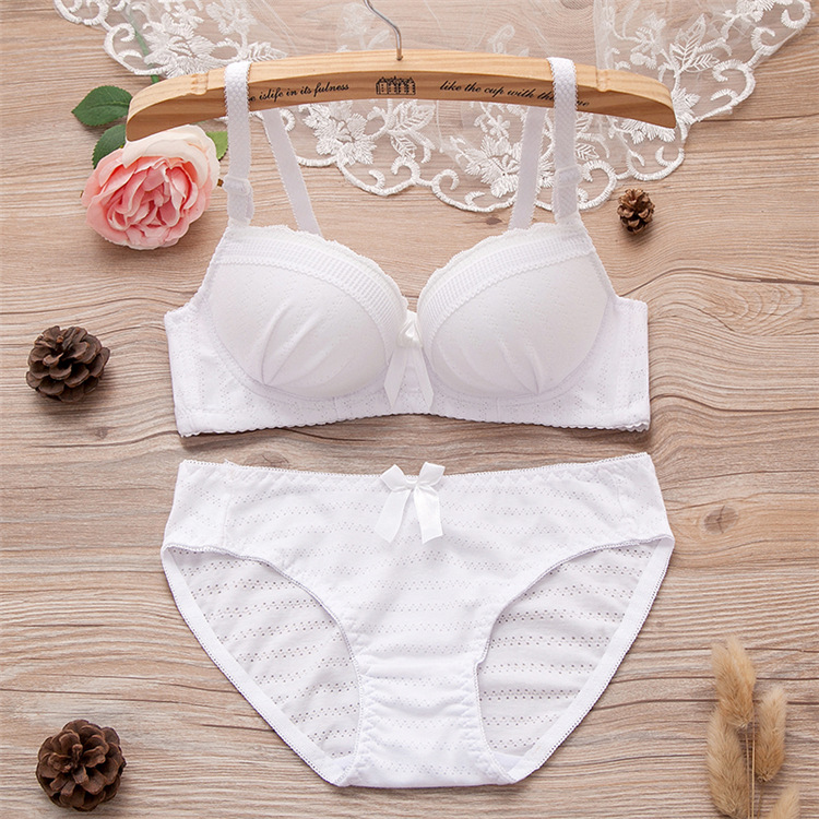 Оптовая продажа на Aliexpress, комплект нижнего белья, сексуальный бюстгальтер, хлопковое регулируемое нижнее белье, женское нижнее белье