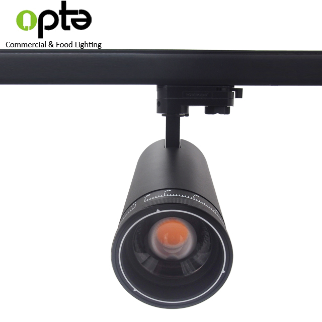 COB свет следа Масштабируемые dimmable trackspot свет высокий CRI для музея галерея трек освещение