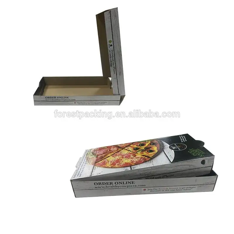 Гофрированные картонные коробки для пиццы доставка