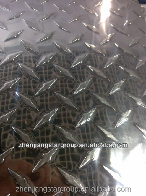 aluminum diamond checkered plate/aluminum base plate/aluminum diamond plate colored