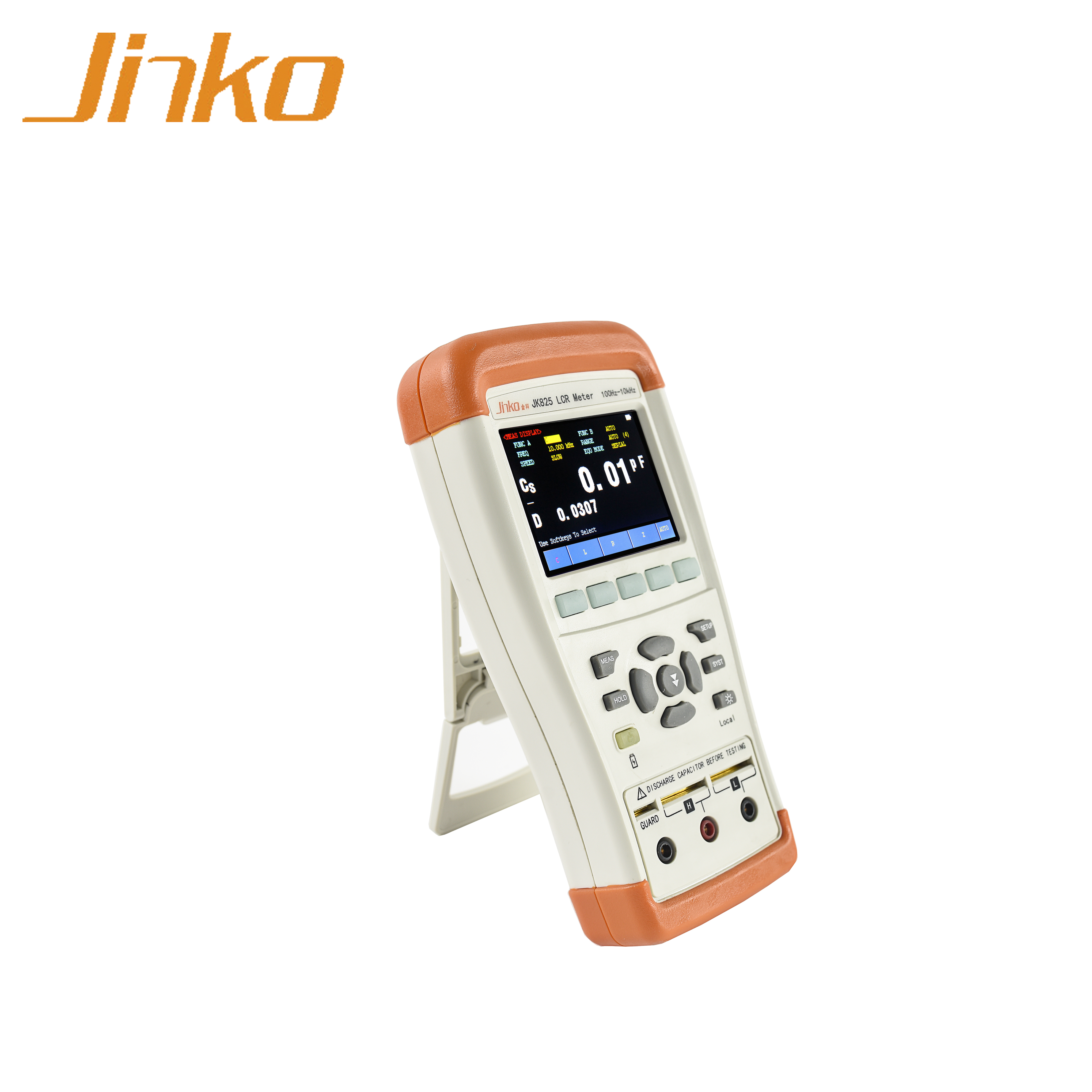 Новый портативный цифровой Ручной Измеритель LCR JK825, используемый для контроля подачи LCR с сертификацией CE
