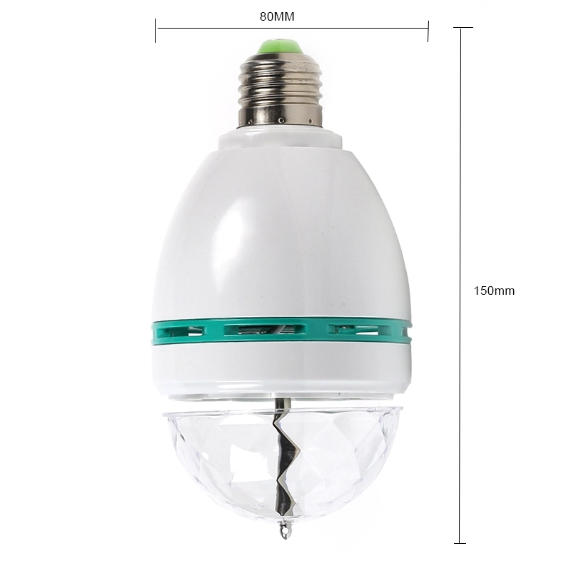 Colored LED Strobe Light Multi Crystal Stage bulb