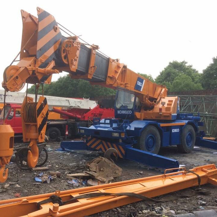 Б/у 25 тонн TADANO/Kobelco повышенной проходимости кран для продажи, 25 тонн Kobelco RK250M крана, оригинал из Японии