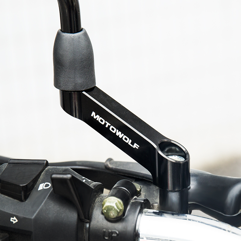 Motorcycle Mirror Mount Riser