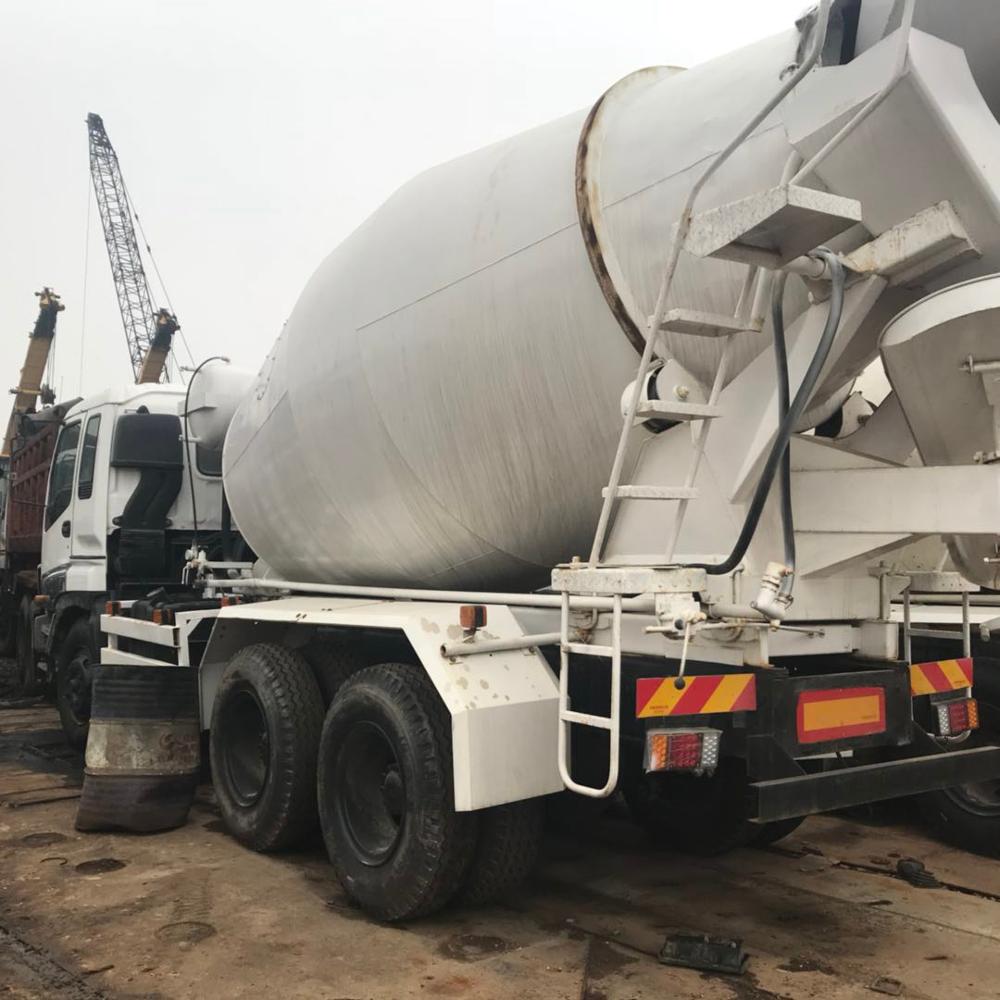 10 кубических метров 12m3 9m3 Бетономешалка ISUZU миксер японский миксер