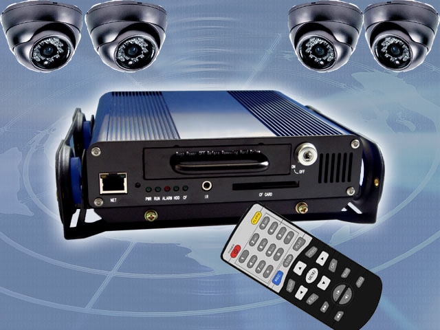 HDD цифровой мобильный видеорегистратор dvr h264 для автомобилей c сети 3g Full D1 на каждый канал