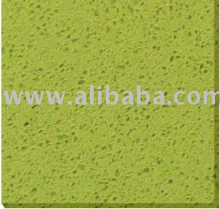 Green Engineered Quartz Stone Vanity Tops