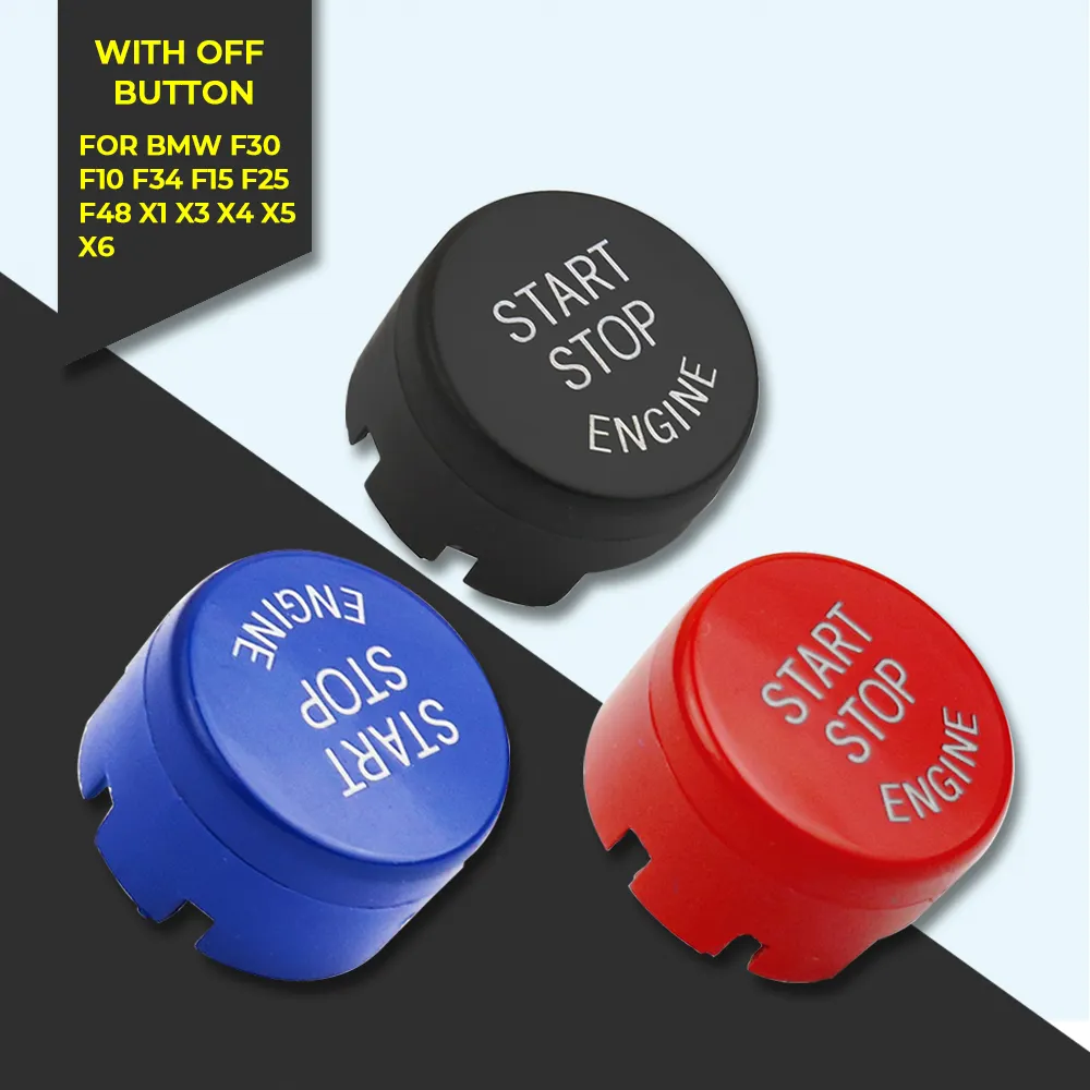 Car Engine Start Stop Button Cover for BMW F30 F10 F34 F15 F25 F48 X1 X3 X4 X5 X6 Replace Push With Off Switch