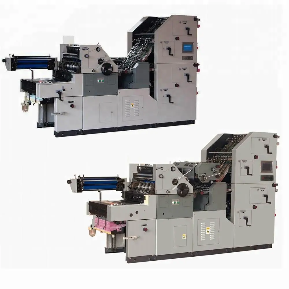 1391 all in one printer combined printing numbering and perforating machine & collating and paper feeding machine