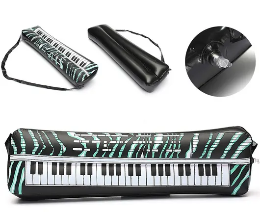 Музыкальный инструмент 60 см, детские игрушки, забавные надувные клавиатуры, музыкальное электронное пианино