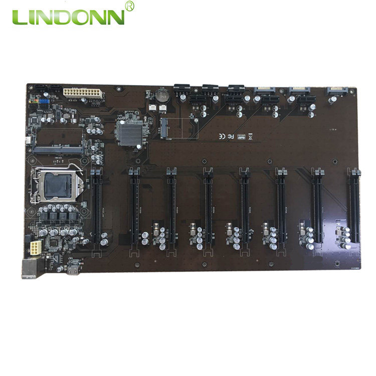 Китай новый топ продаж 12 GPU B250 Ethereum майнинговая материнская плата