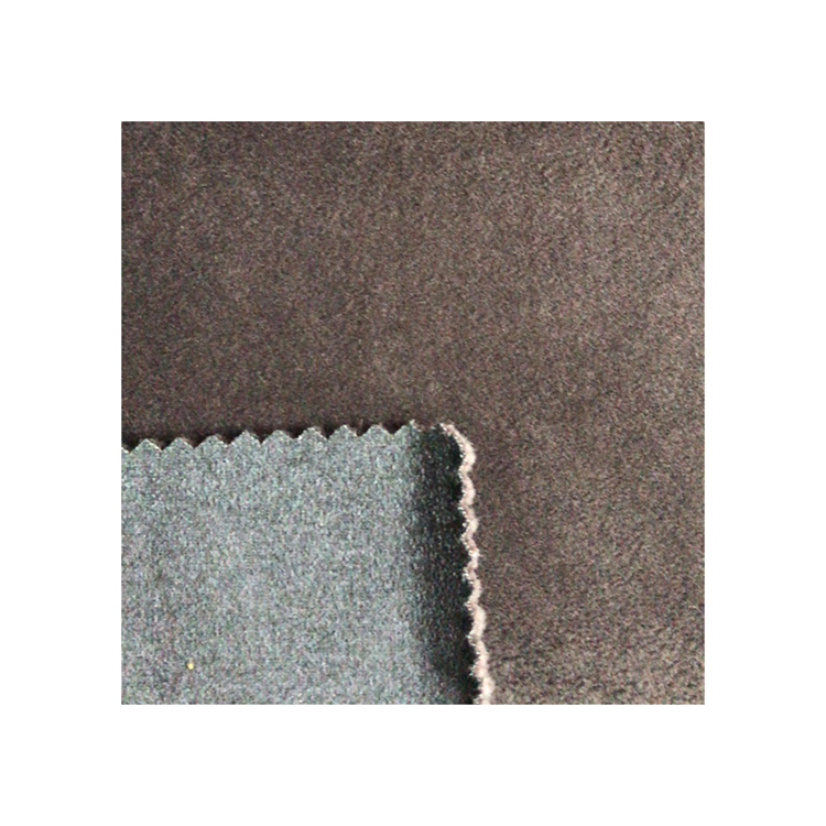 Super soft plush tricot brushed fabric