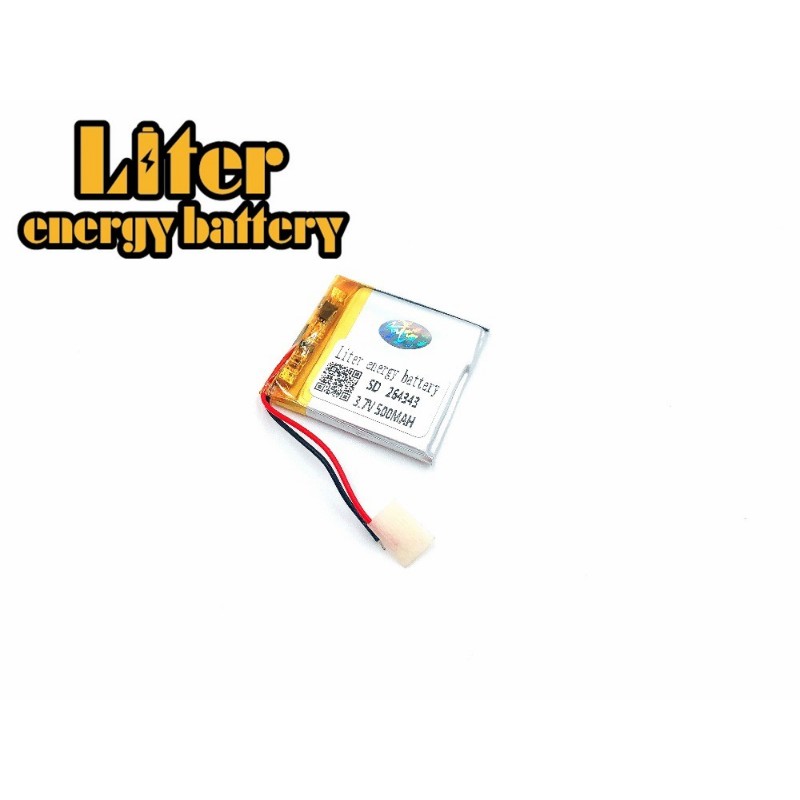Size 264343 254545 3.7v 500mah Lithium Polymer Battery With Board For Mp4 Digital Products Liter energy battery