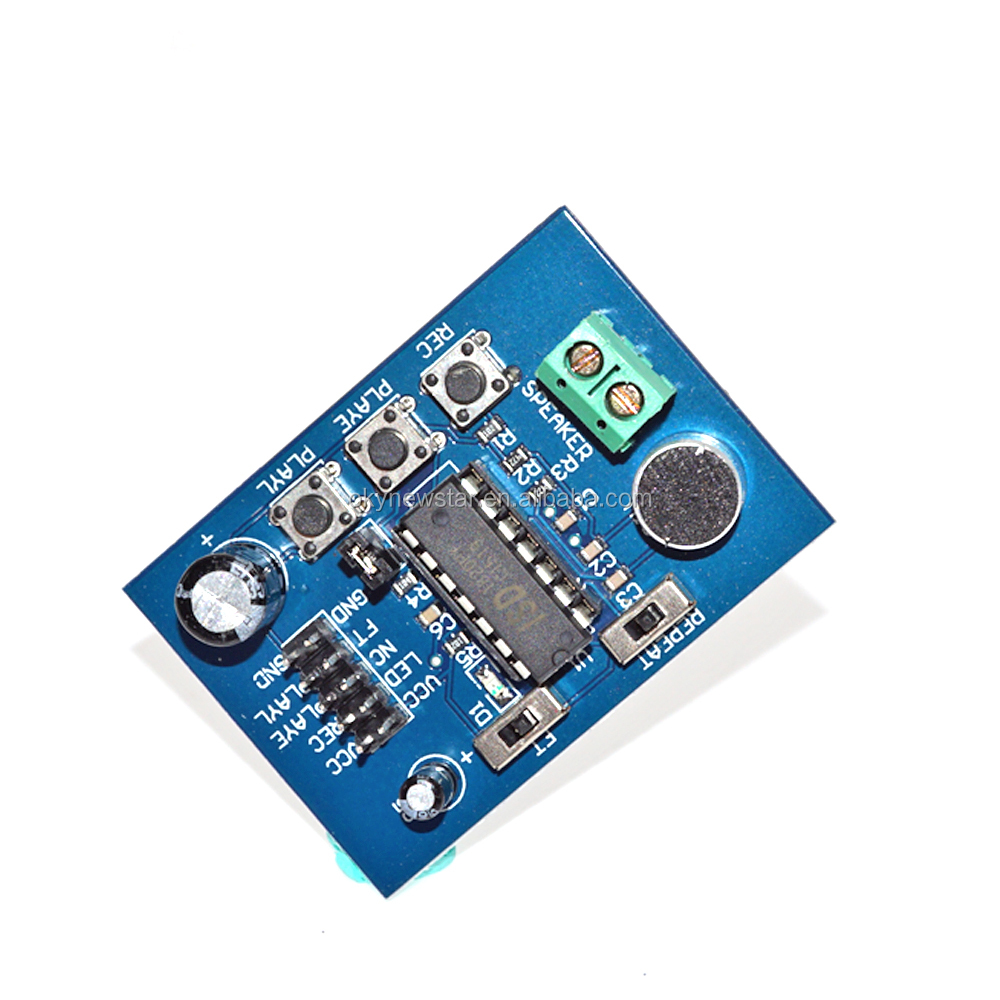 Okystar OEM/ODM ISD1820 звуковой модуль записи голоса Бортовой Микрофон
