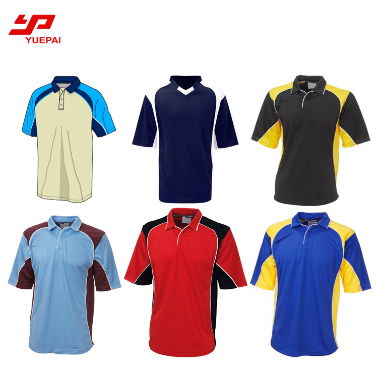 Custom design 100% polyester quick dry sublimated cricket team jersey