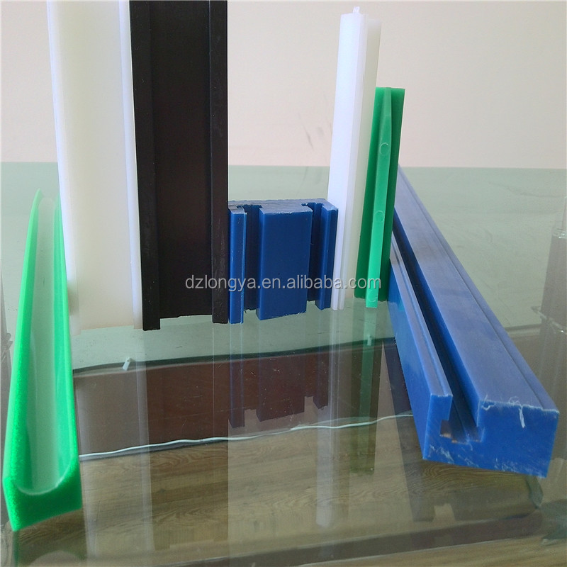 Низкая цена экструдированная Пластиковая направляющая CNC обработанная uhmwpe направляющая