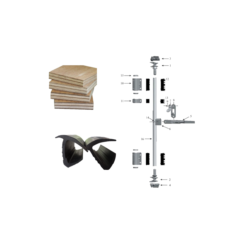 Full Set Spare 20 ft 40 foot Shipping Container Parts
