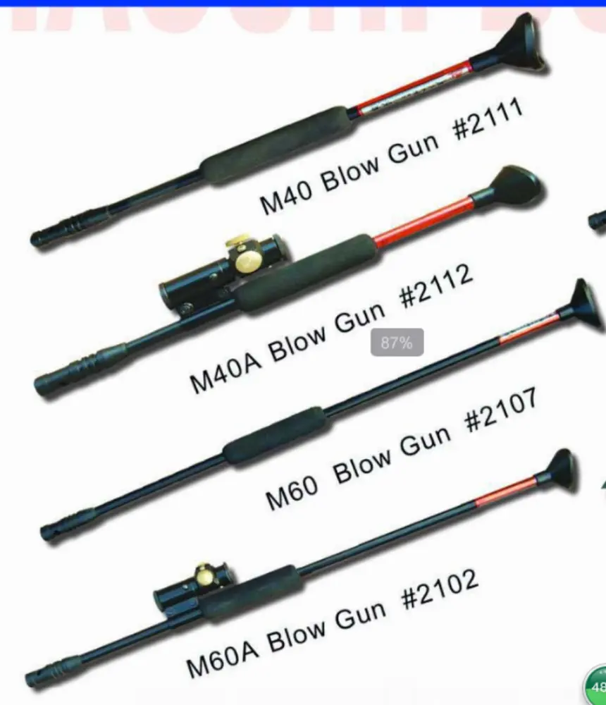BG2422 Black Blow gun 24 Inch with many darts