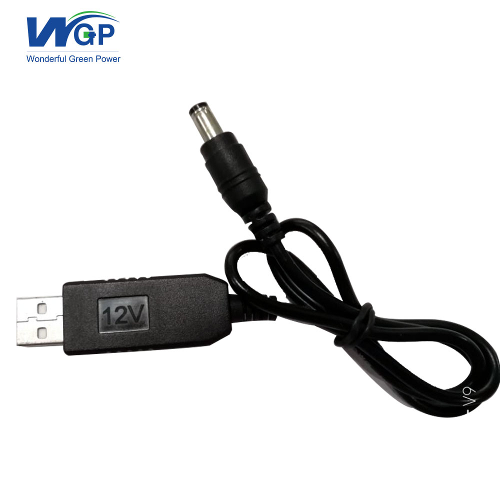 Повышающий напряжение кабель usb 5 В к dc 12 В преобразователь силовой кабель