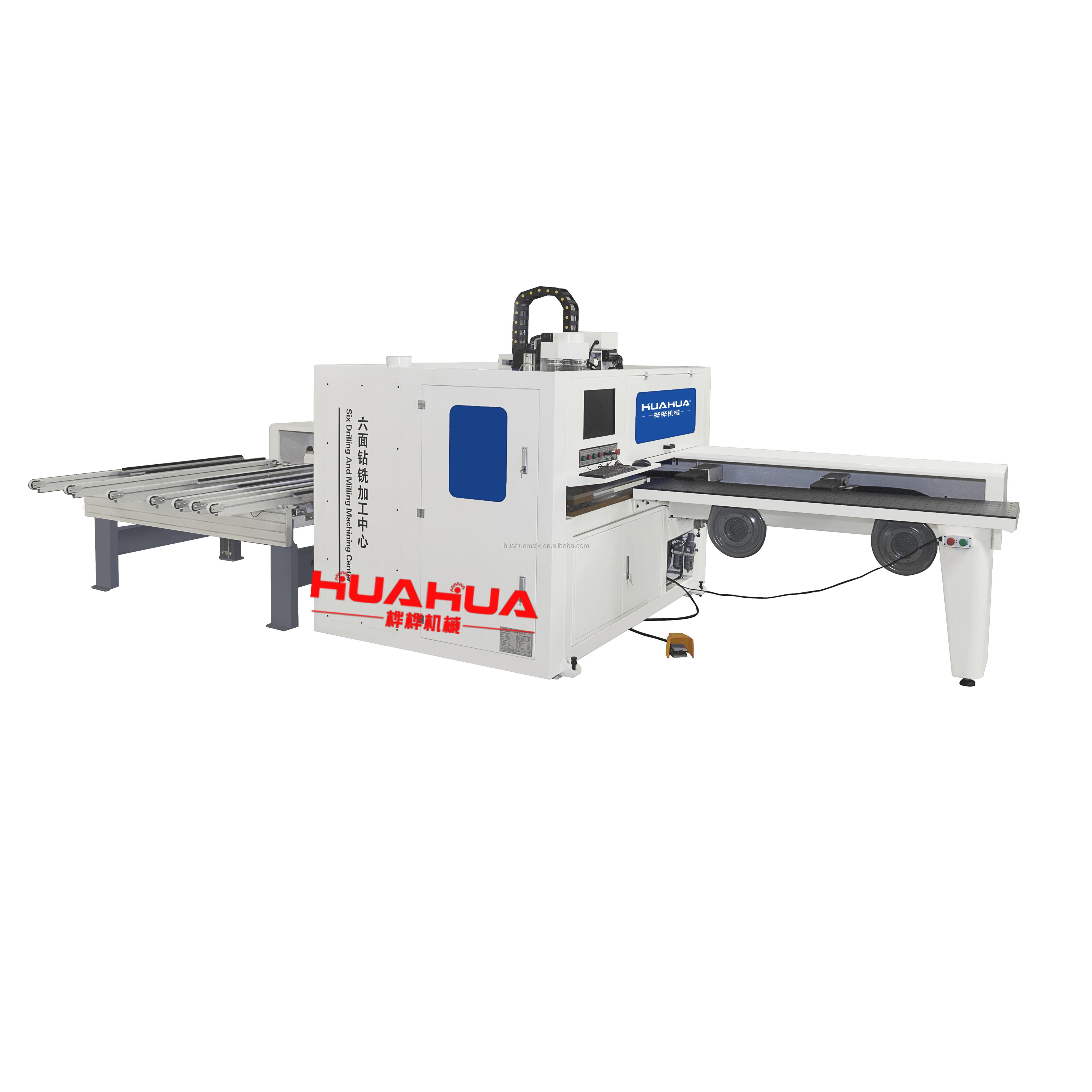 Фрезерный станок для сверления древесины SKH-690 CNC, 6 боковых отверстий