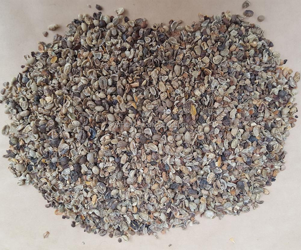 Китайские кофейные зерна сломанные, небольшого размера, arabica tyye, новый урожай
