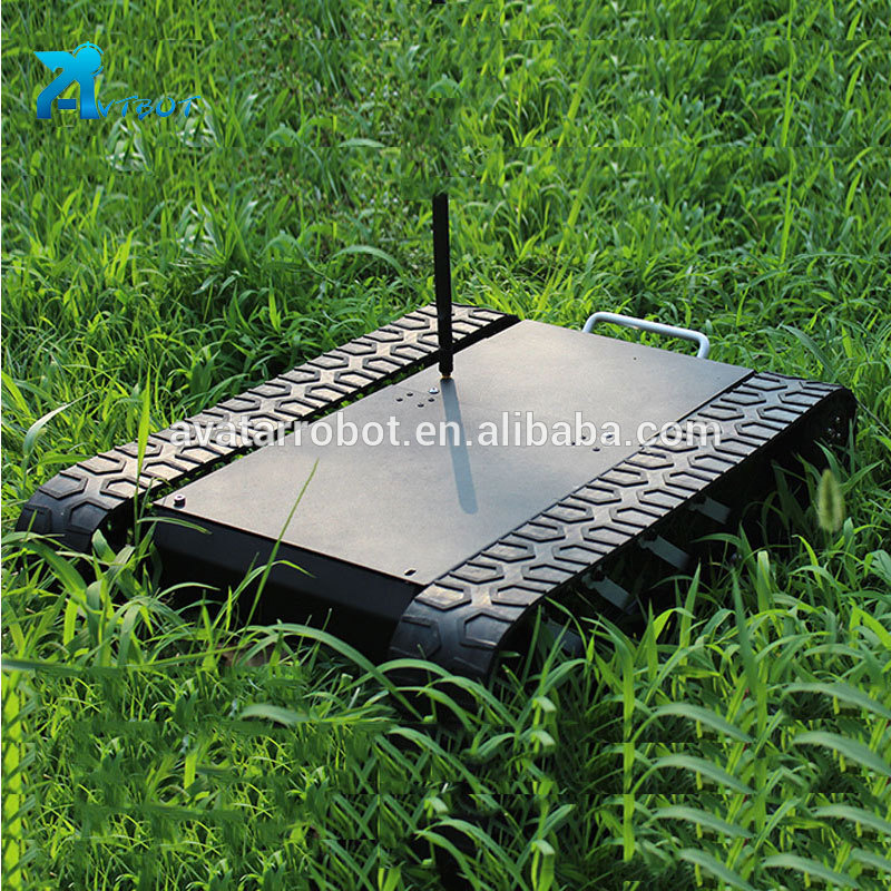 Remote Controlling Solar Panel Cleaning Robot Chassis