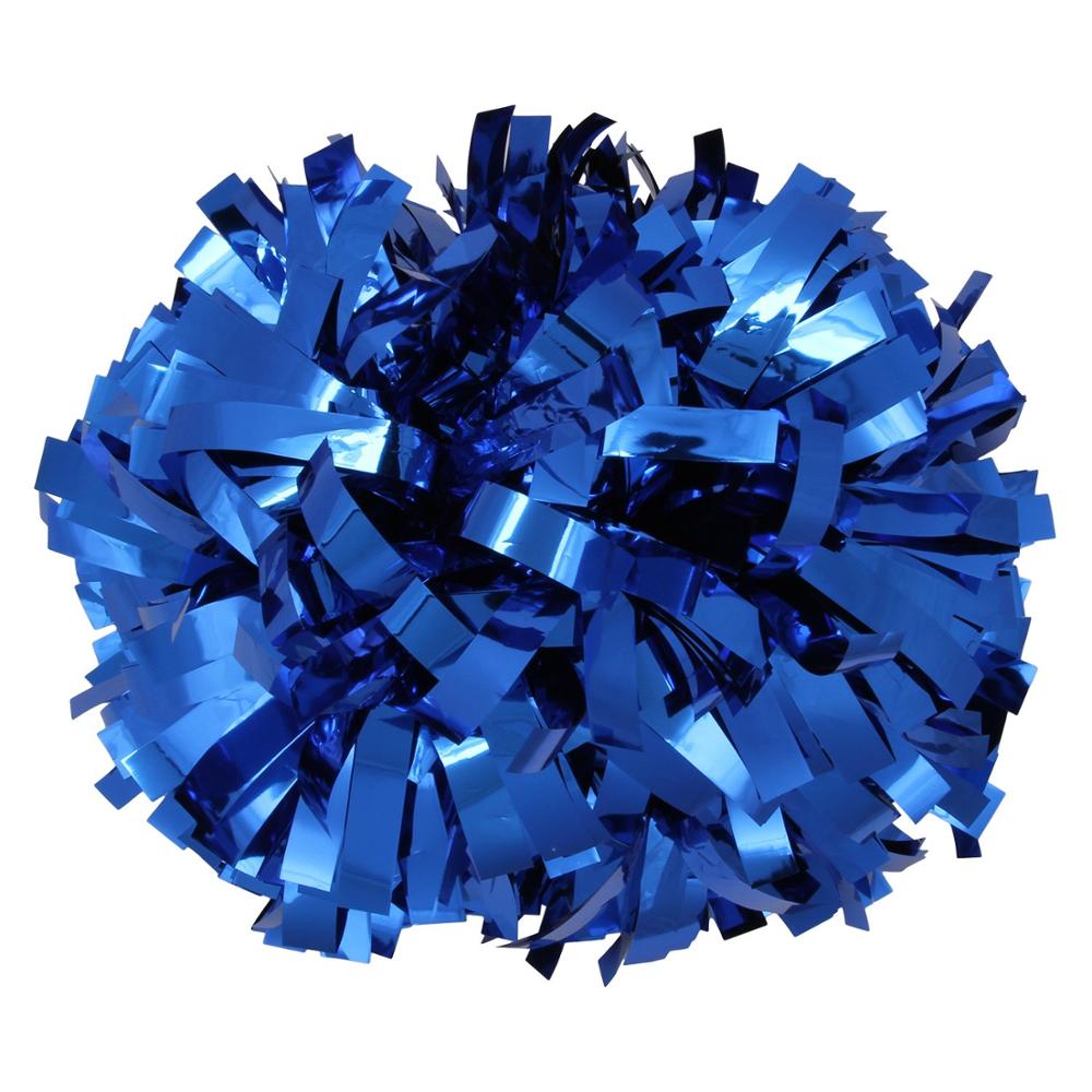Твердые 4 дюймовый металлический Королевский синий эстафету ручка cheer Pom