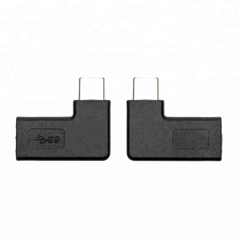 Преобразователь адаптера ult-unite с левым и правым углом, USB 3,1 Gen 2, 10 Гбит/с Type-C «Папа-мама»