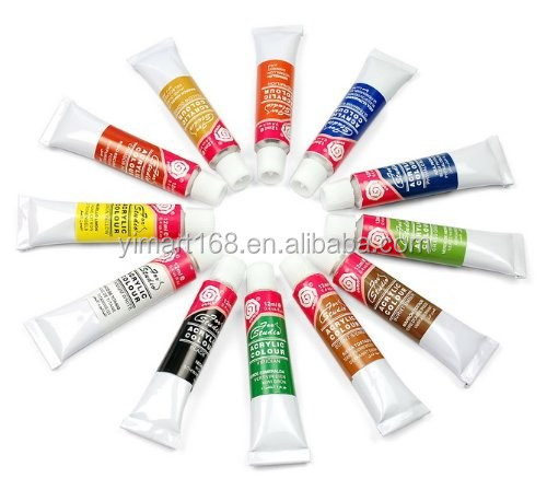 12 мл 12 видов цветов акриловые Finger Nail Art краски