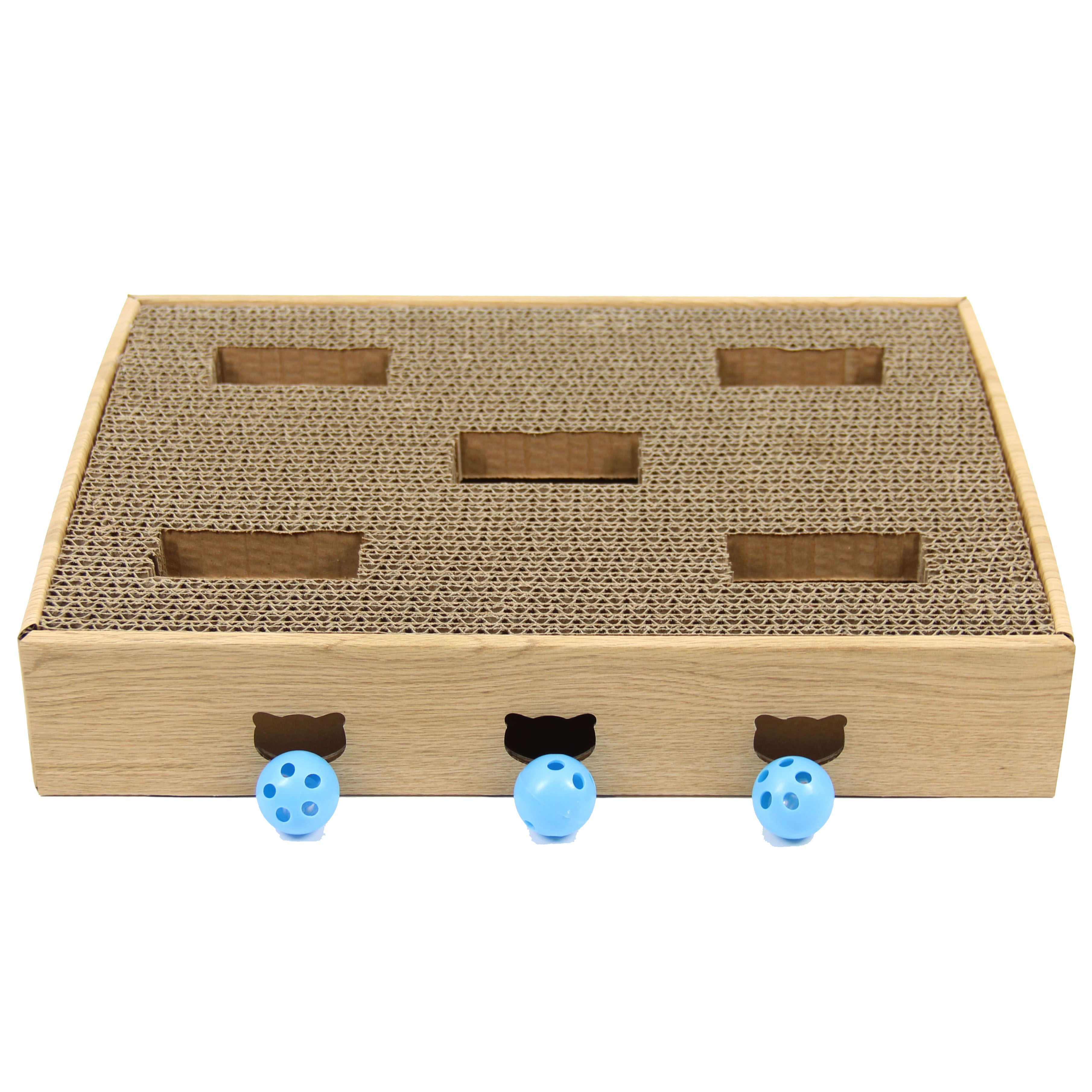 Игрушка для кошек, игрушечная головоломка, коробка из гофрированного картона, Когтеточка, игрушка