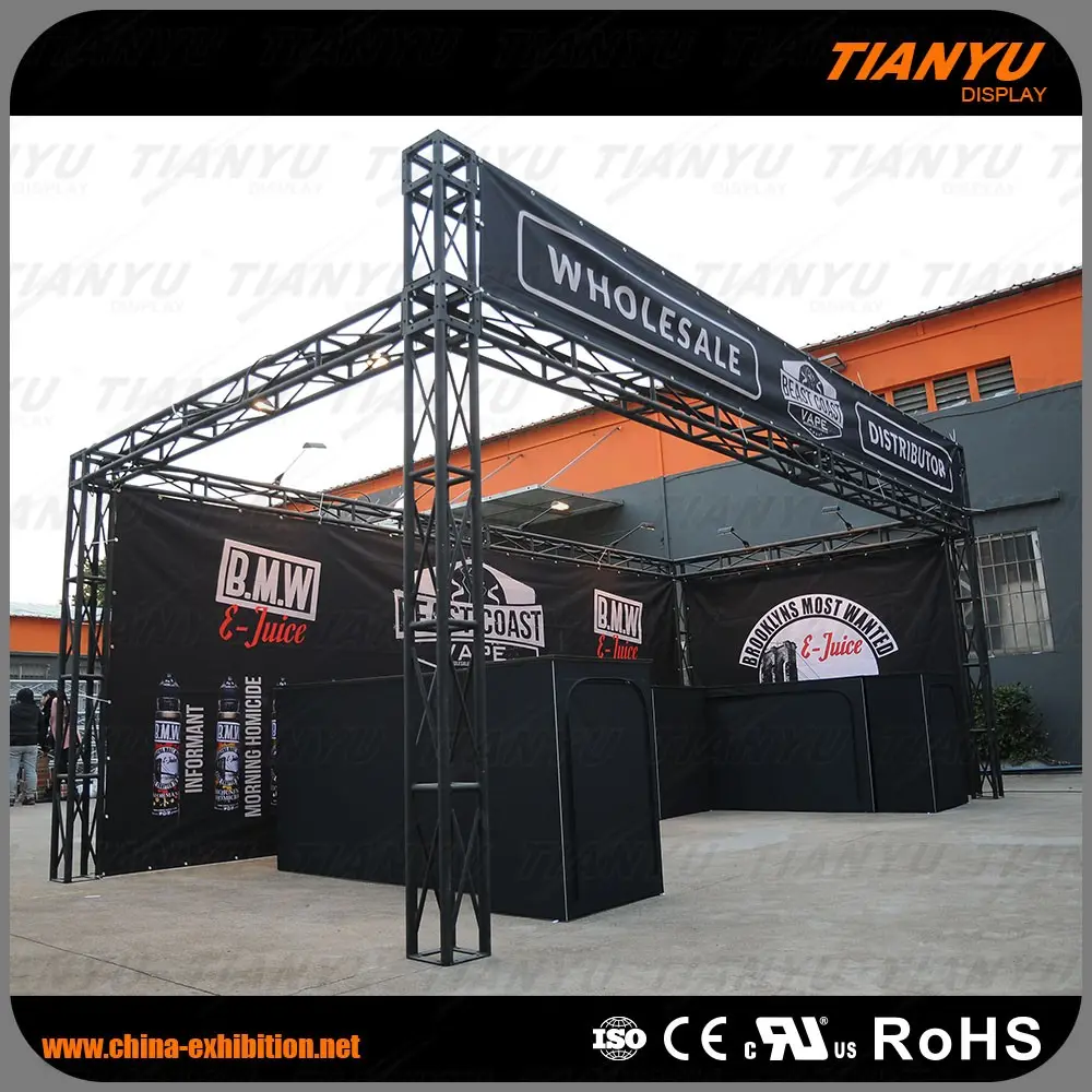 Display Exhibition Tianyu Outdoor Booth Aluminum Exhibition Lighting Truss Stage Truss For Display