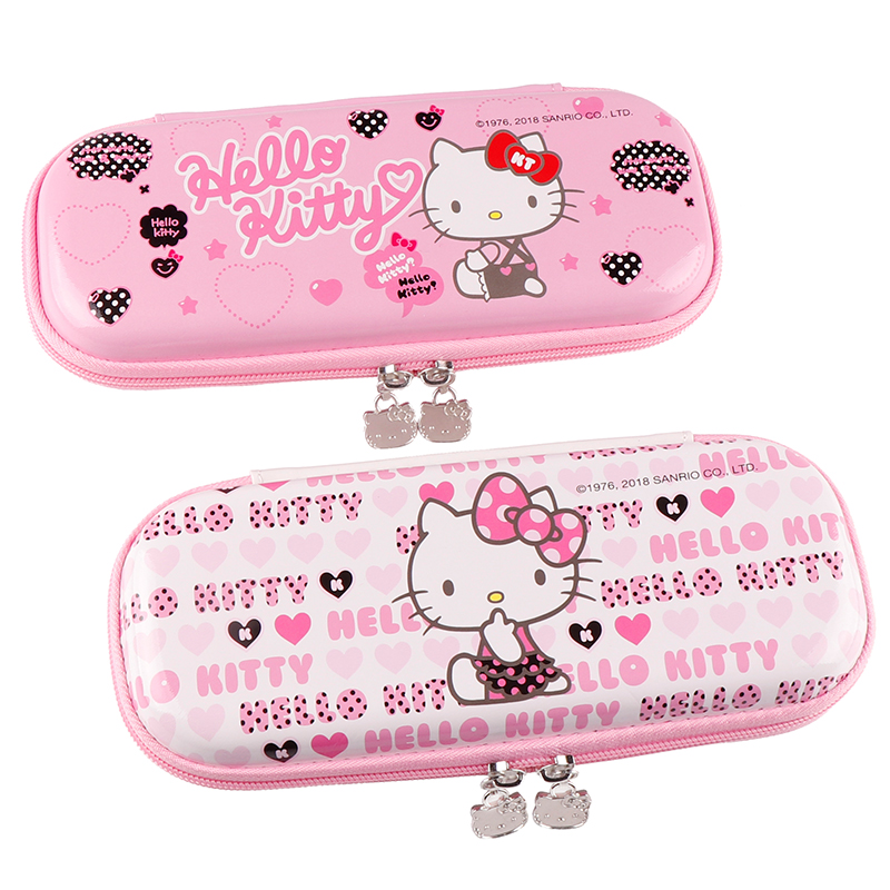TOPSTHINK Hello kitty школьный канцелярский розовый милый большой пенал EVA многоуровневый пенал