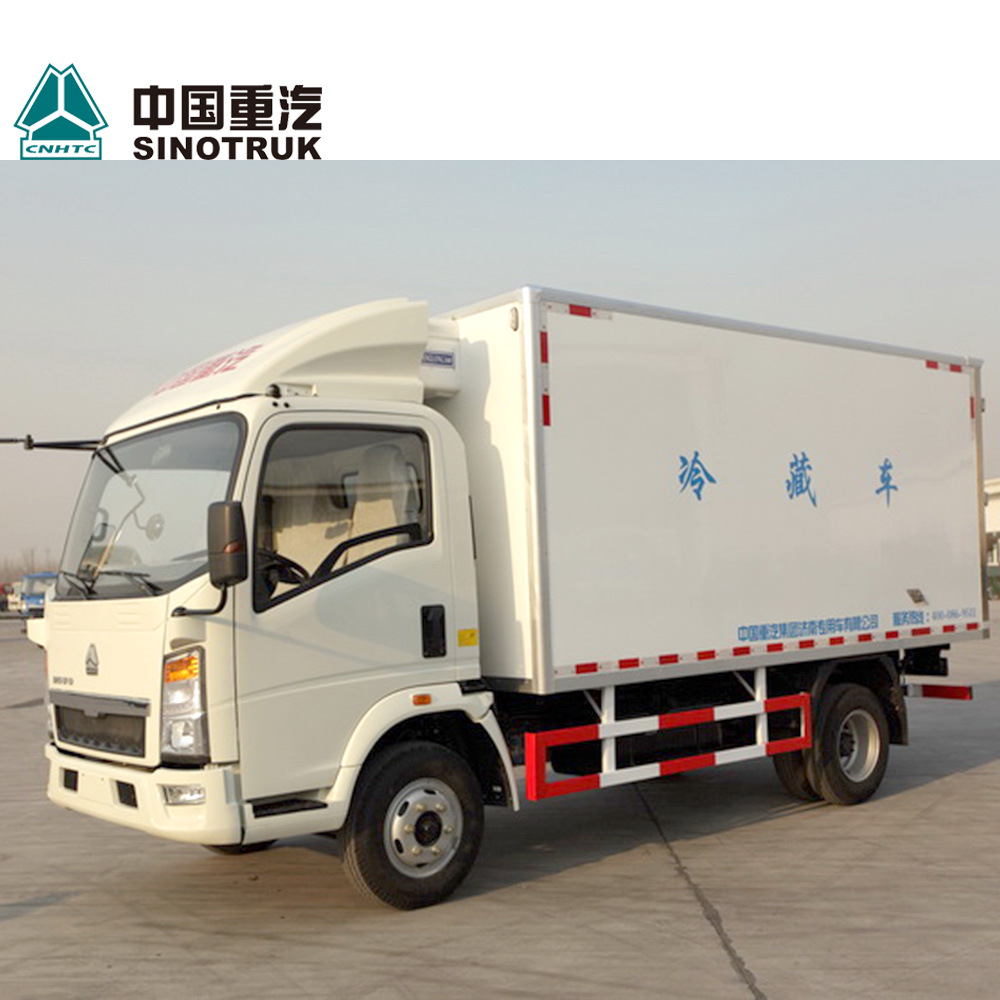 Sinotruk HOWO 6 колесный холодильник Фургон Грузовик для мяса и рыбы