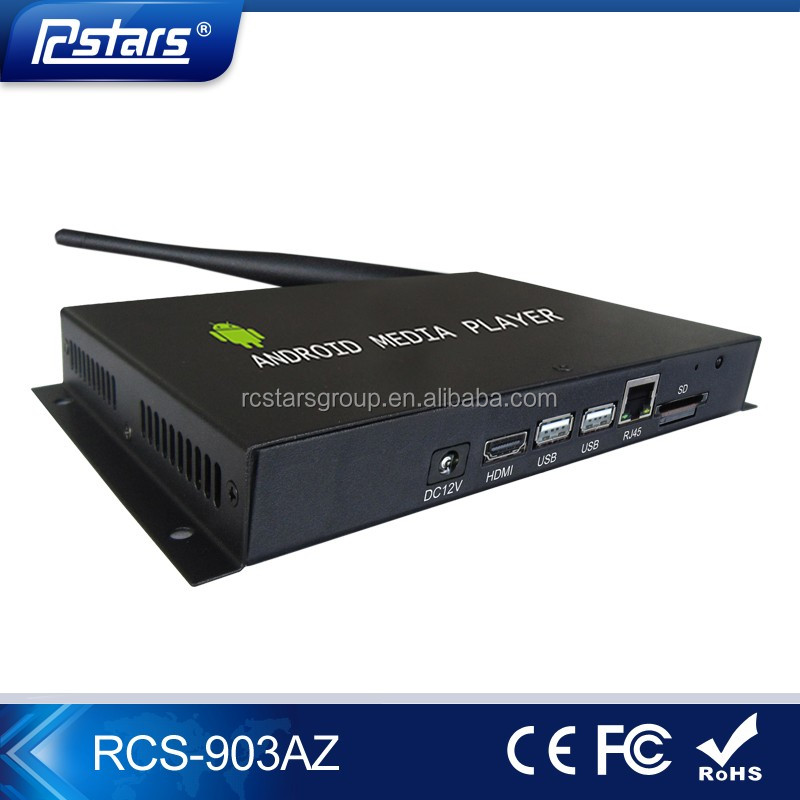 Rcstars VLC Media Player Android Мини медиаплеер коробка для digital signage