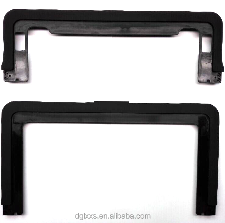 Silicone overmolding over plastic protective case for tablet