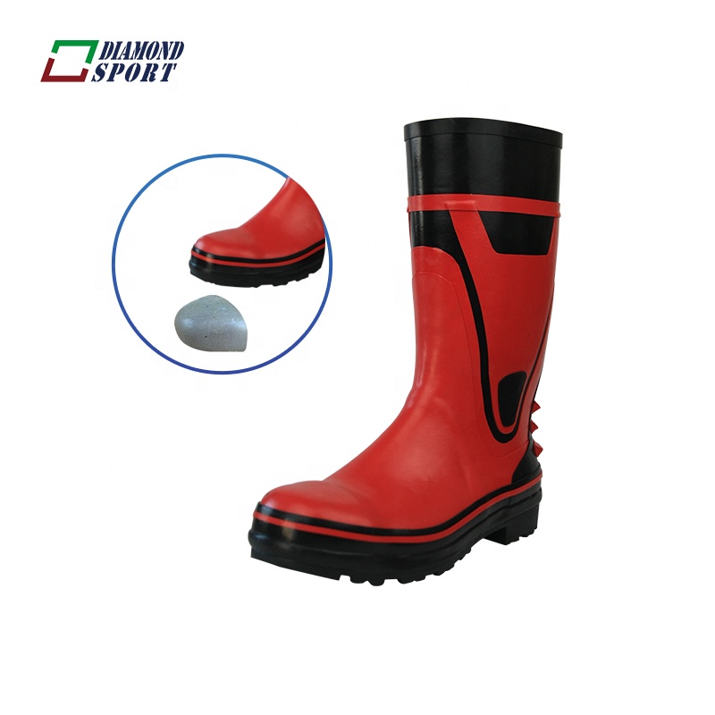 Work Protection Men Mine Anti Smash Waterproof Rubber Boots for Women