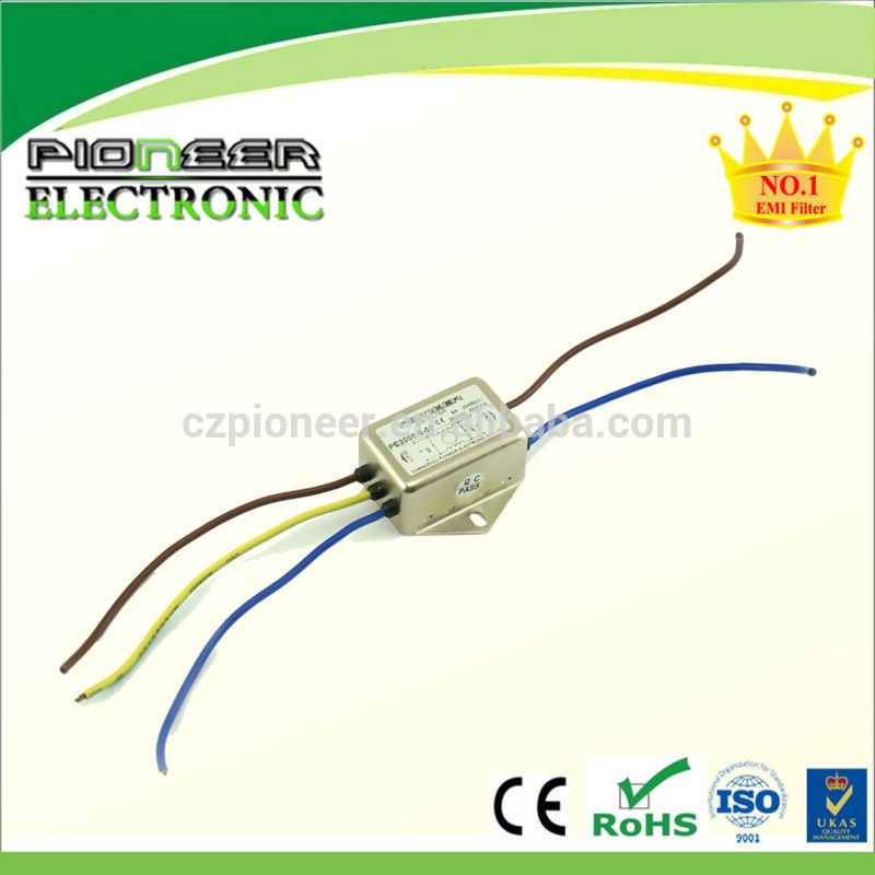 электронный 1-10A 120/250V PE2000-6-03 шум ВЧ-фильтр