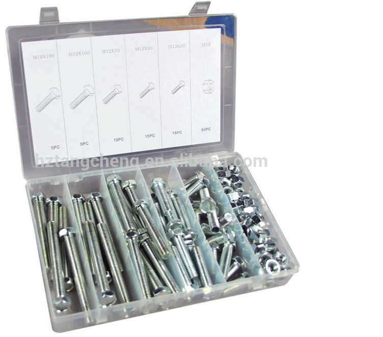 TC HARDWARE & housewaretc-BV сертификацией TC-100pc оборудования высокопрочный болт и гайка ассортимент
