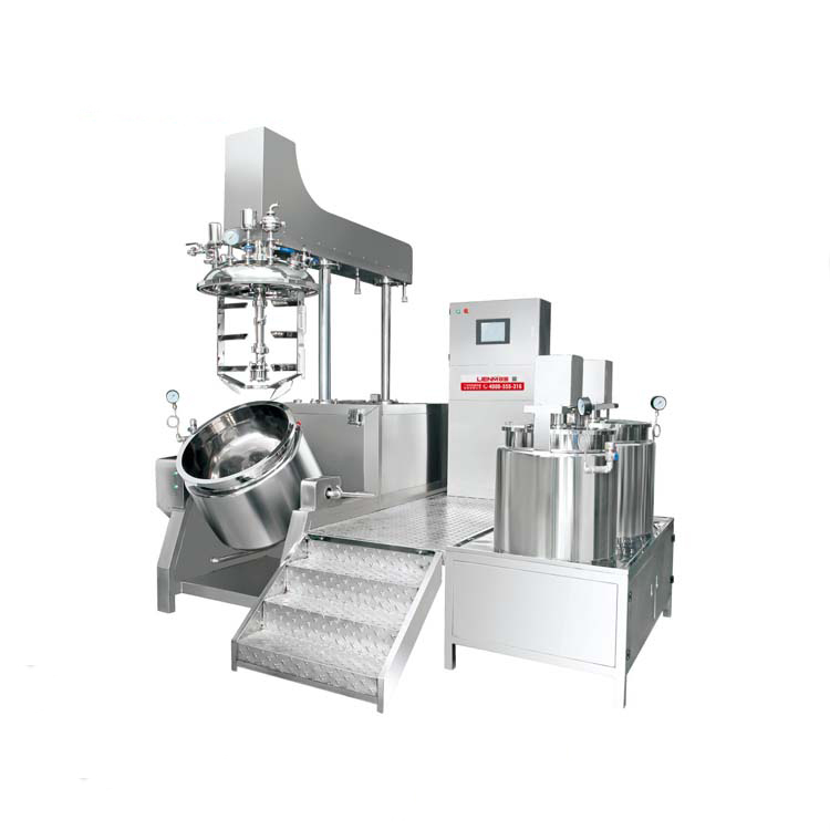 Body Lotion Cosmetic Cream Gel Manufacturing Machine Mixing Making Blending Mixer Equipment Line