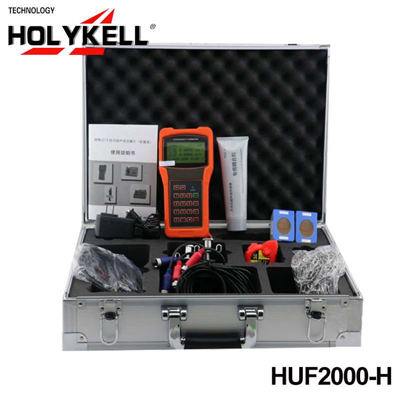 RS232 handheld Ultrasonic Water Flowmeter Price For Sale Ultrasonic Flow Meter