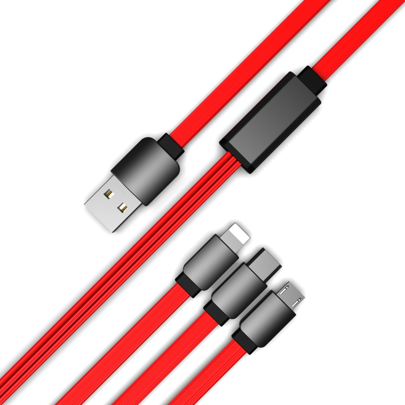 Millionwell горячая Распродажа 3в1 зарядный кабель 3В 1 usb кабель 3В 1 кабель