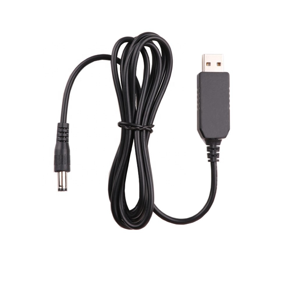 Повышающий преобразователь напряжения USB 5 В в 9 В постоянного тока, кабель адаптера питания с разъемом постоянного тока 5,5x2,5 мм