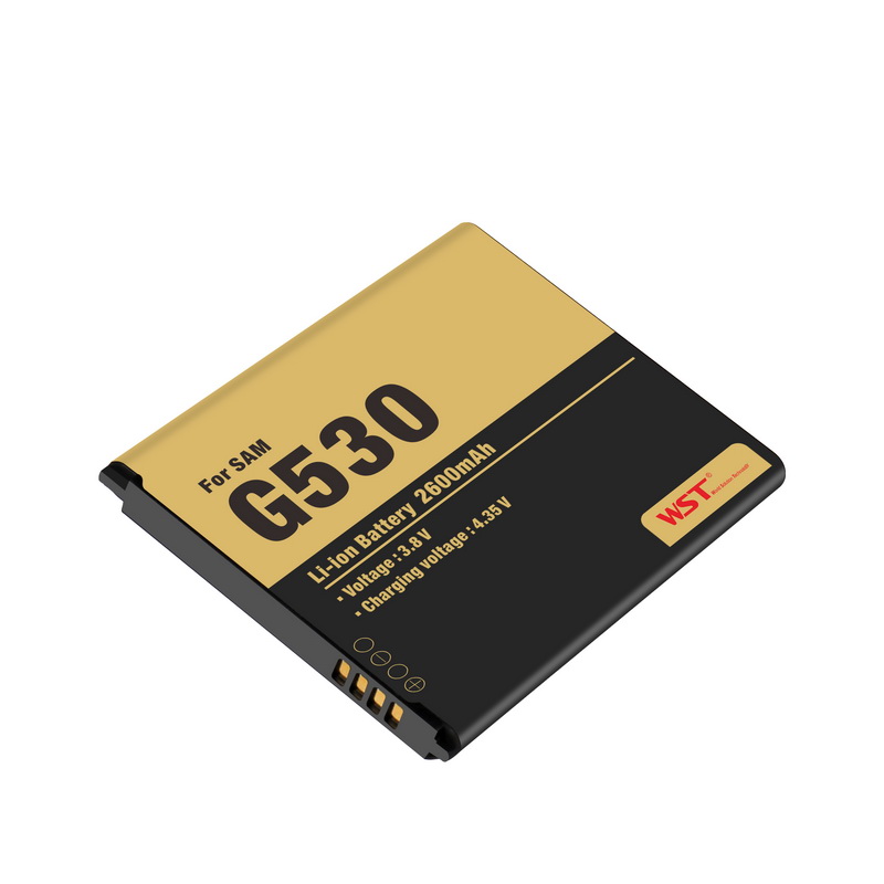 WST мобильный телефон высокой мощности 2600 мАч небольшой перезаряжаемый аккумулятор G530 литий-ионные батареи для продажи