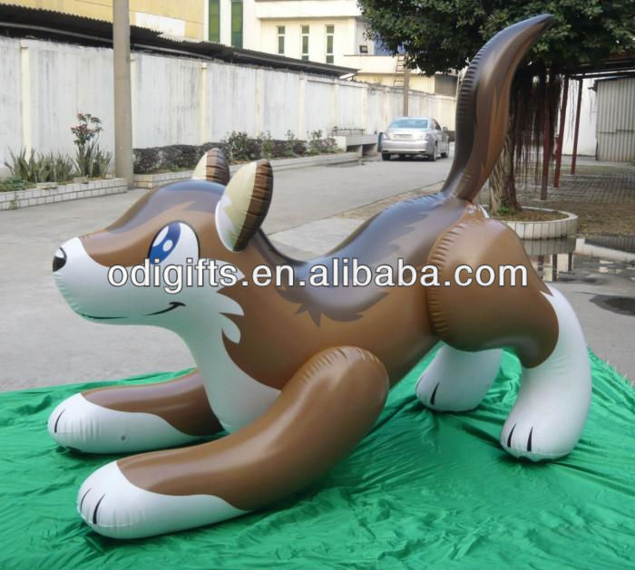 inflatable fox toy for riding fox rider