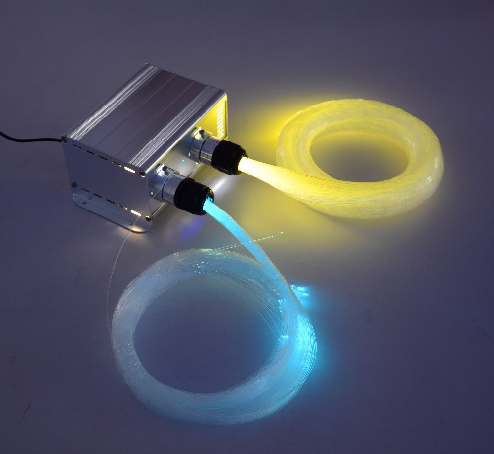 7 Вт * 2 отверстия (RGB) светодиодная Двигатель Небольшого рабочего объёма с пересекающимися мигающими звездами и падающая звезда колеса; С 20key RF пульт дистанционного управления, AC100-240V вход