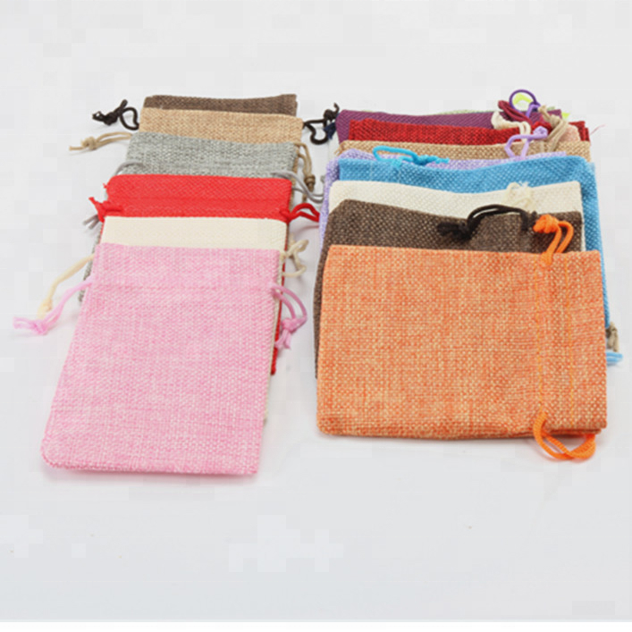 Standard size natural jute promotional bag