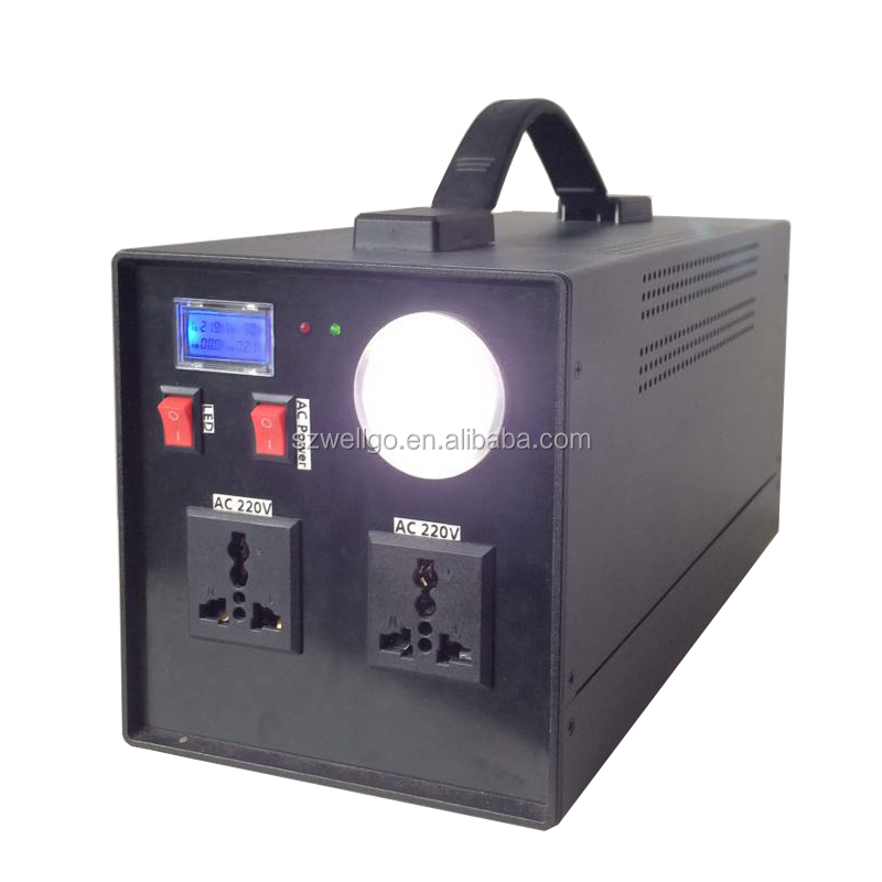 li-ion lithium battery 1000W mini ups portable AC power bank