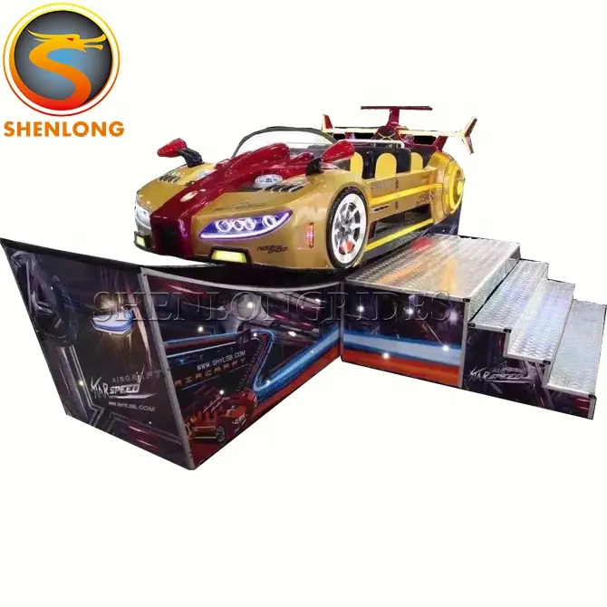 Shopping mall Children Amusement Flying And Rotating Car Rides Mini Flying Car The Track